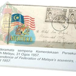 Sampul Surat Pertama Merdeka 1957