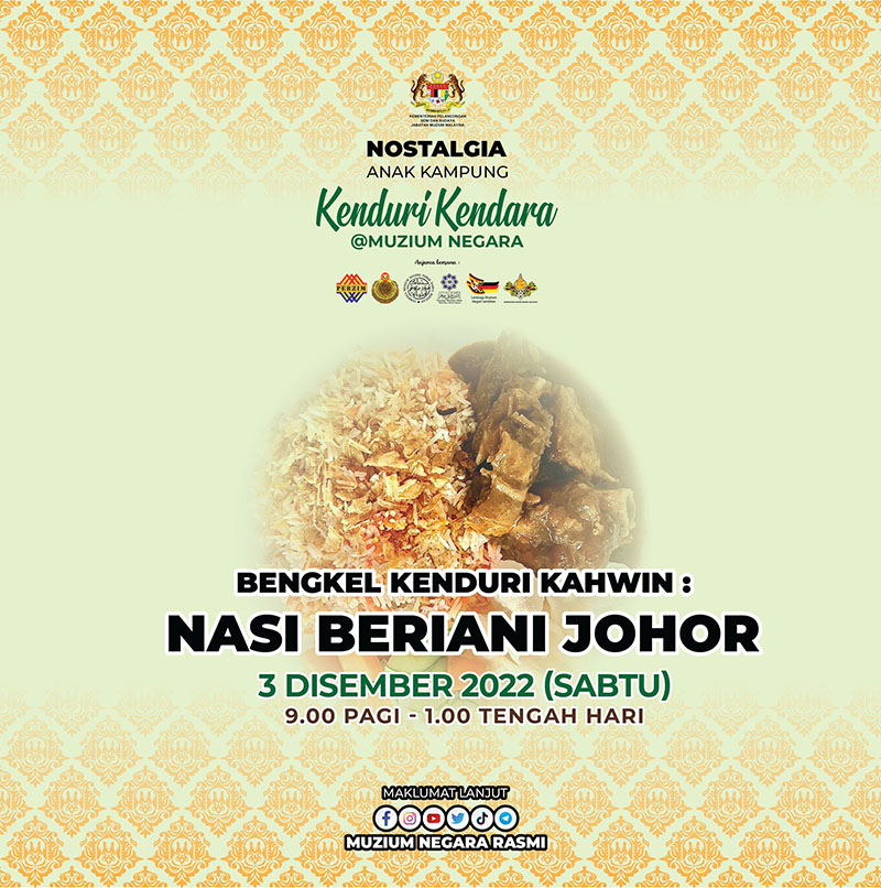 Bengkel Kenduri Kahwin: Nasi Beriani Johor