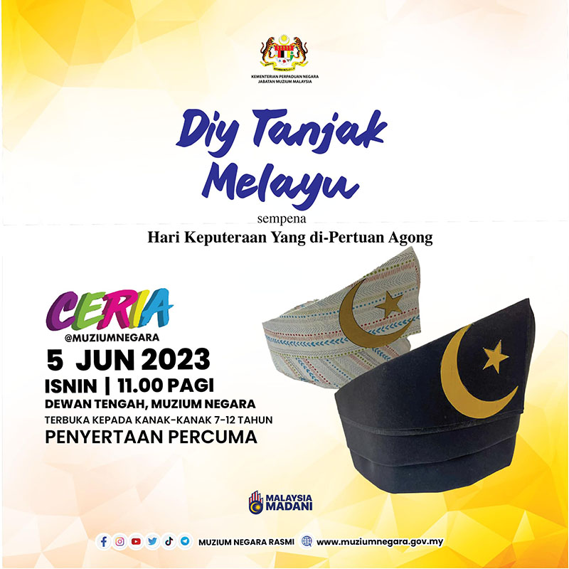 Ceria@MuziumNegara: DIY Tanjak Melayu