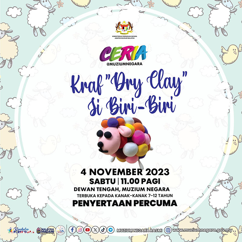 Ceria@MuziumNegara: Kraf "Dry Clay" Si Biri-Biri