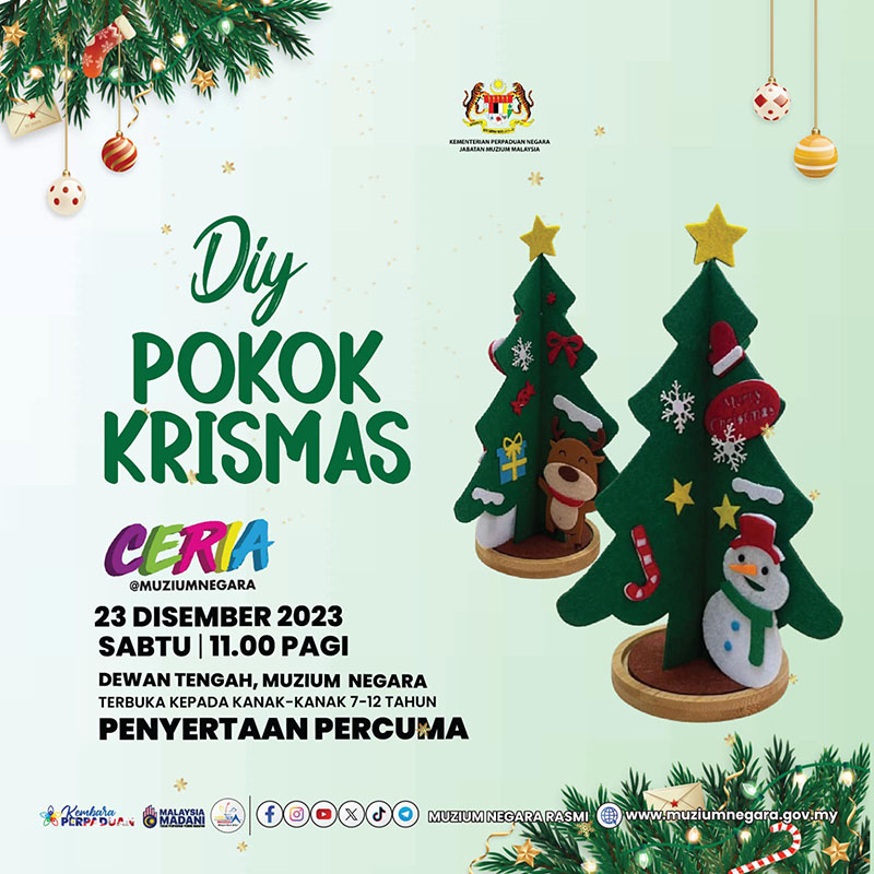 Ceria@MuziumNegara: DIY Pokok Krismas