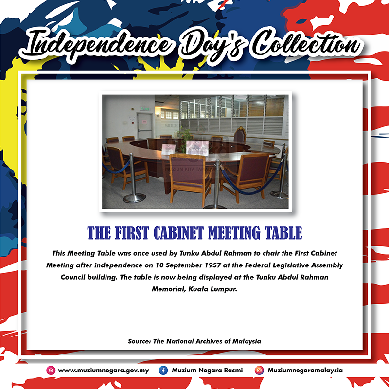The First Cabinet Meeting Table