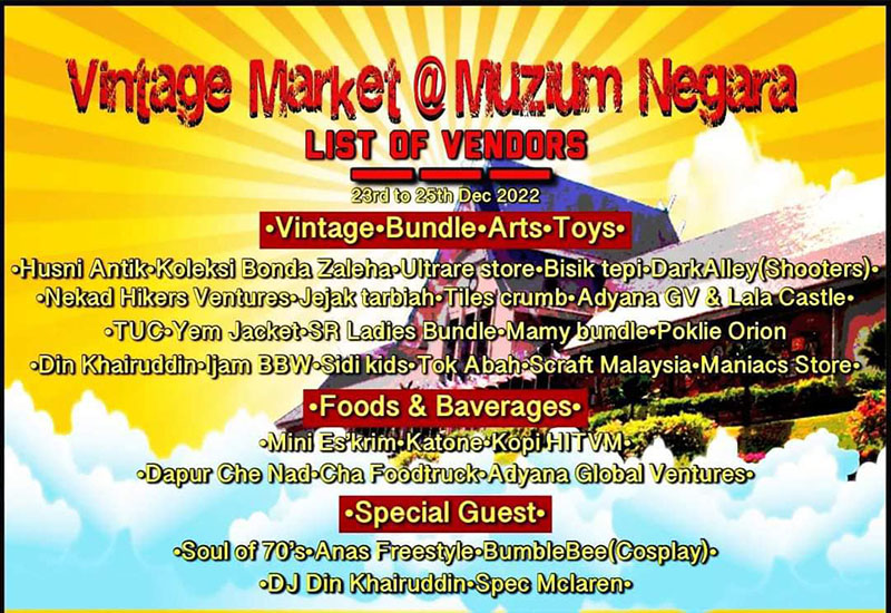 Vintage Market @ Muzium Negara