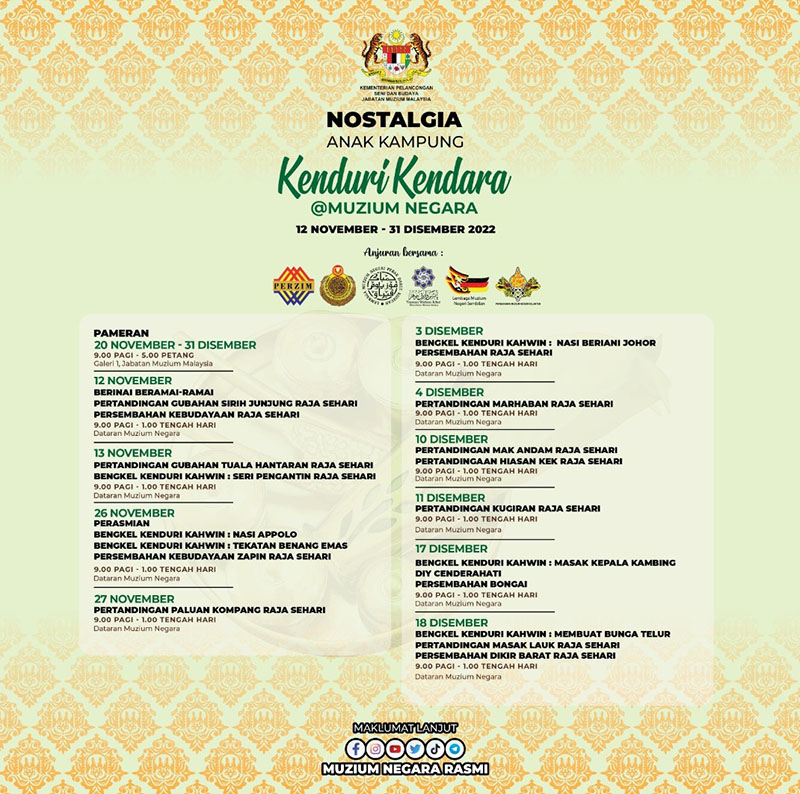 Program Kenduri Kendara @Muzium Negara