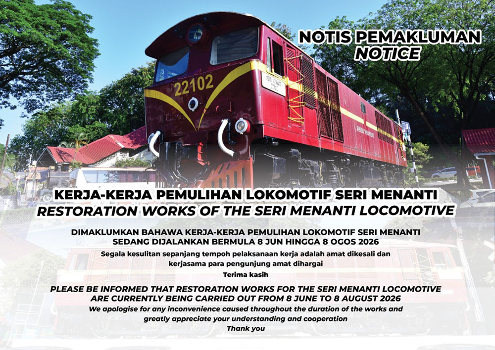 Notis Pemakluman: Kerja-Kerja Pemulihan Lokomotif Seri Menanti