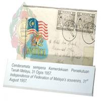 Sampul Surat Pertama Merdeka 1957