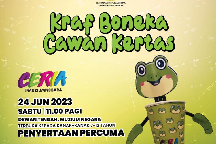 Kraf Boneka Cawan Kertas