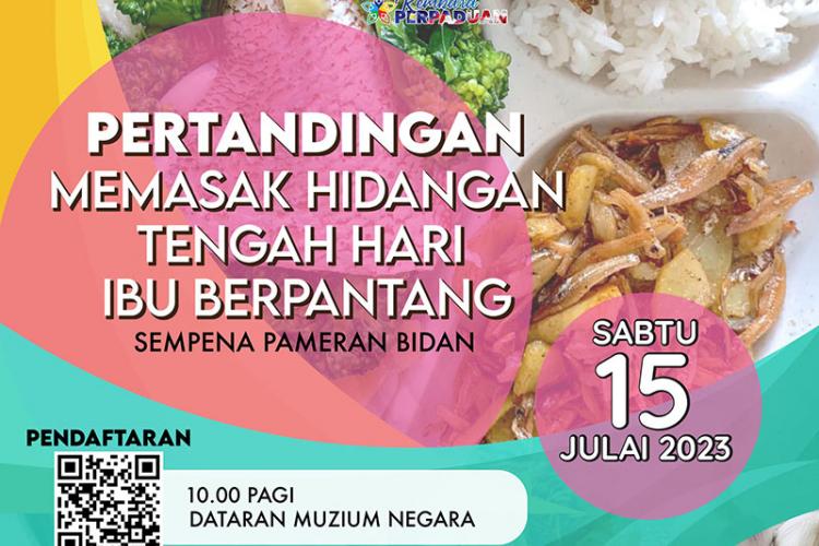 Pertandingan Memasak Hidangan Tengah Hari Ibu Berpantang